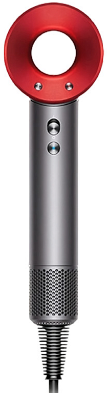 Фен Dyson Supersonic HD08, 5 насадок, серый/красный